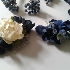 Hand Crafted Bridal Wedding Party Hair Bridal Haircombs 1 Mens Bout  FIN…